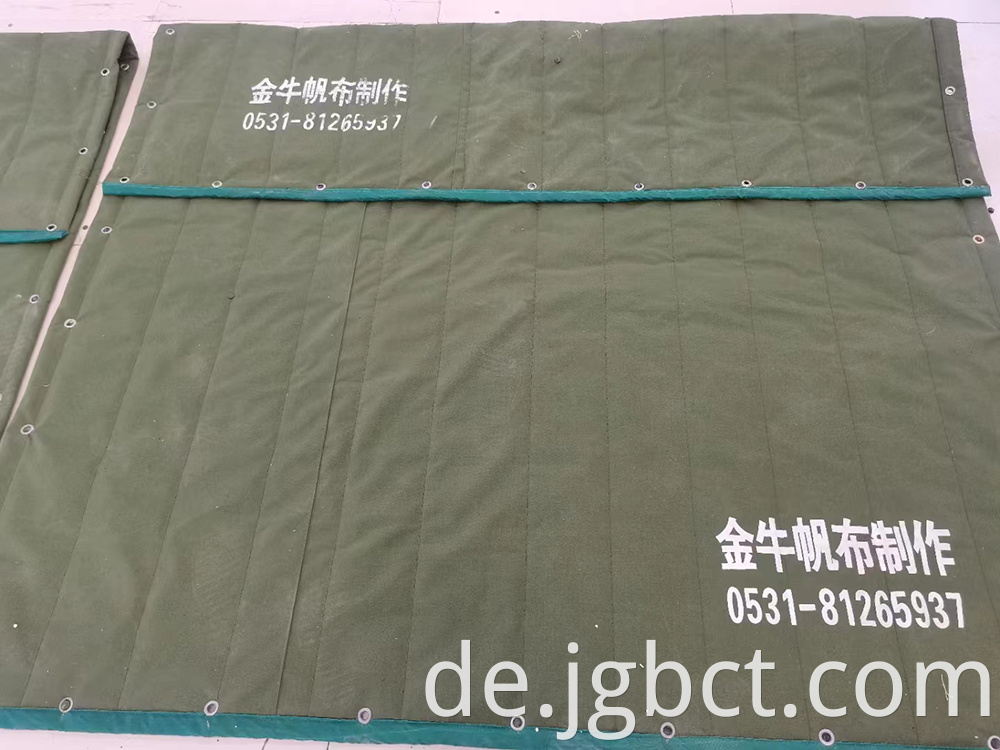 Customized processing of canvas cotton door curtains